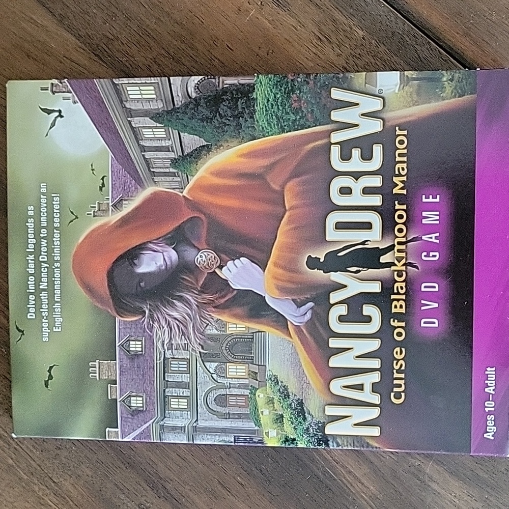 Nancy Drew Curse Of Blackmoor Manor DVD Game